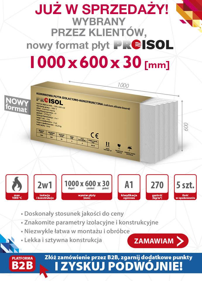 Proisol 1000 x 600 x 30